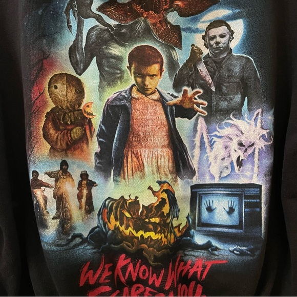 Universal studios Halloween horror nights full zip hoodie black small - Picture 2 of 4